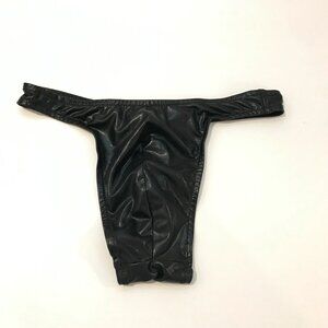 Male Power Liquid Onyx Classic Thong Black